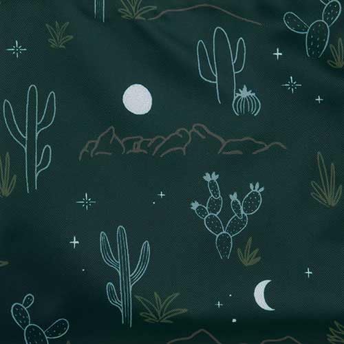 B1 Starry Cactus-Dk Green
