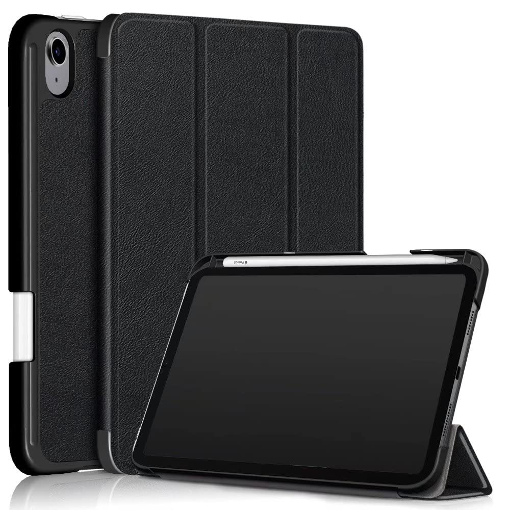 EpicGadget Lightweight Slim Tri-Fold Case for Apple iPad Mini 6 (2021) - Auto Wake/Sleep, Stand & Pencil Holder Cover for 8.3