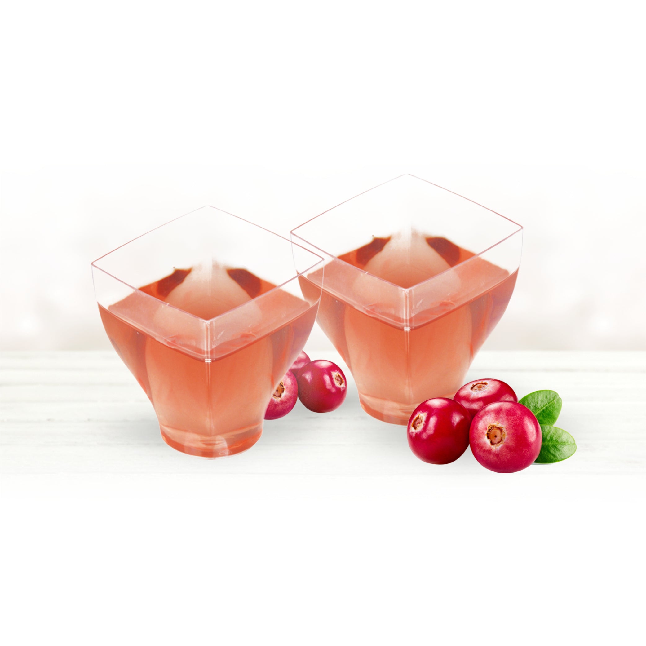 3.8 oz Clear Plastic Mini Deluxe Cups - 10 Pack | Disposable Party Cups for Cocktails, Shots, Beverages & Desserts | Perfect for Weddings, Birthdays & Events