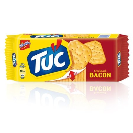Premium Tuc Bacon Strips 100g - Delicious Smoked Pork Bacon for Breakfast, Sandwiches & Cooking | High-Quality Meat Snack for BBQ, Salads & Charcuterie Boards