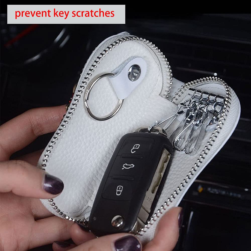 Sparkling Crystal Car Key Holder Case with Shiny Diamond Bee Design - Stylish & Durable Keychain for Women, Men - Perfect for Car Keys, House Keys, Gift Giving