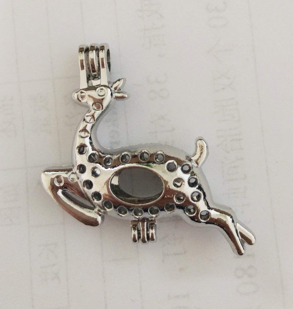 10PCS Gold Pearl Pendant Necklace for Women - Jewelry Making & Aromatherapy