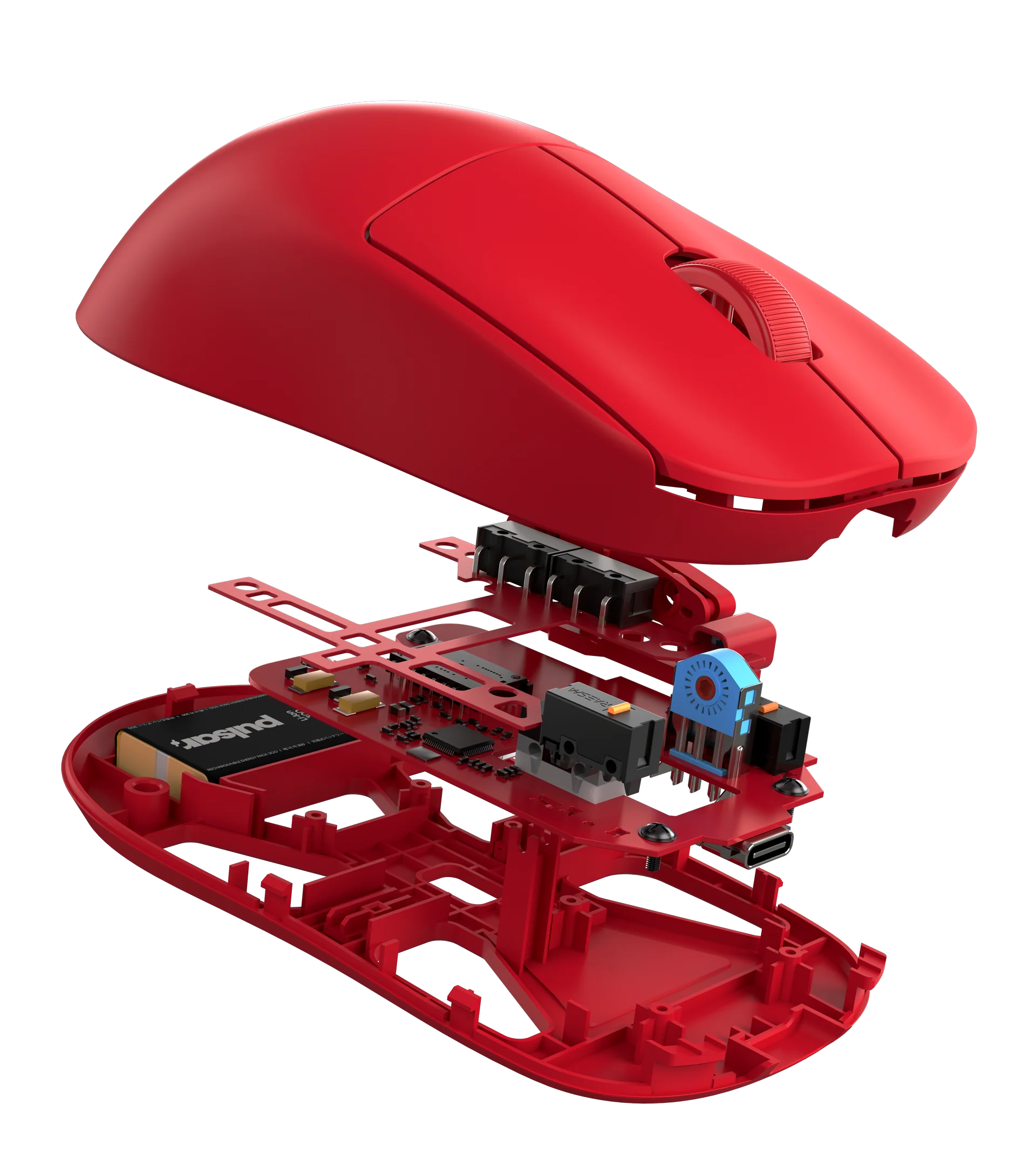 Pulsar X2V2 Wireless Gaming Mouse - Lightweight, Ergonomic Design with Free 4K Dongle for PC, Mac, PS5 - Perfect for FPS, MOBA & Esports Gaming