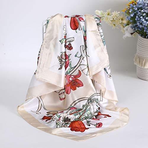 4 Pack Stylish Square Scarves - Fashionable Hair Accessories & Neck Scarves for Women - Perfect for Casual Outfits, Office Wear, and Special Occasions