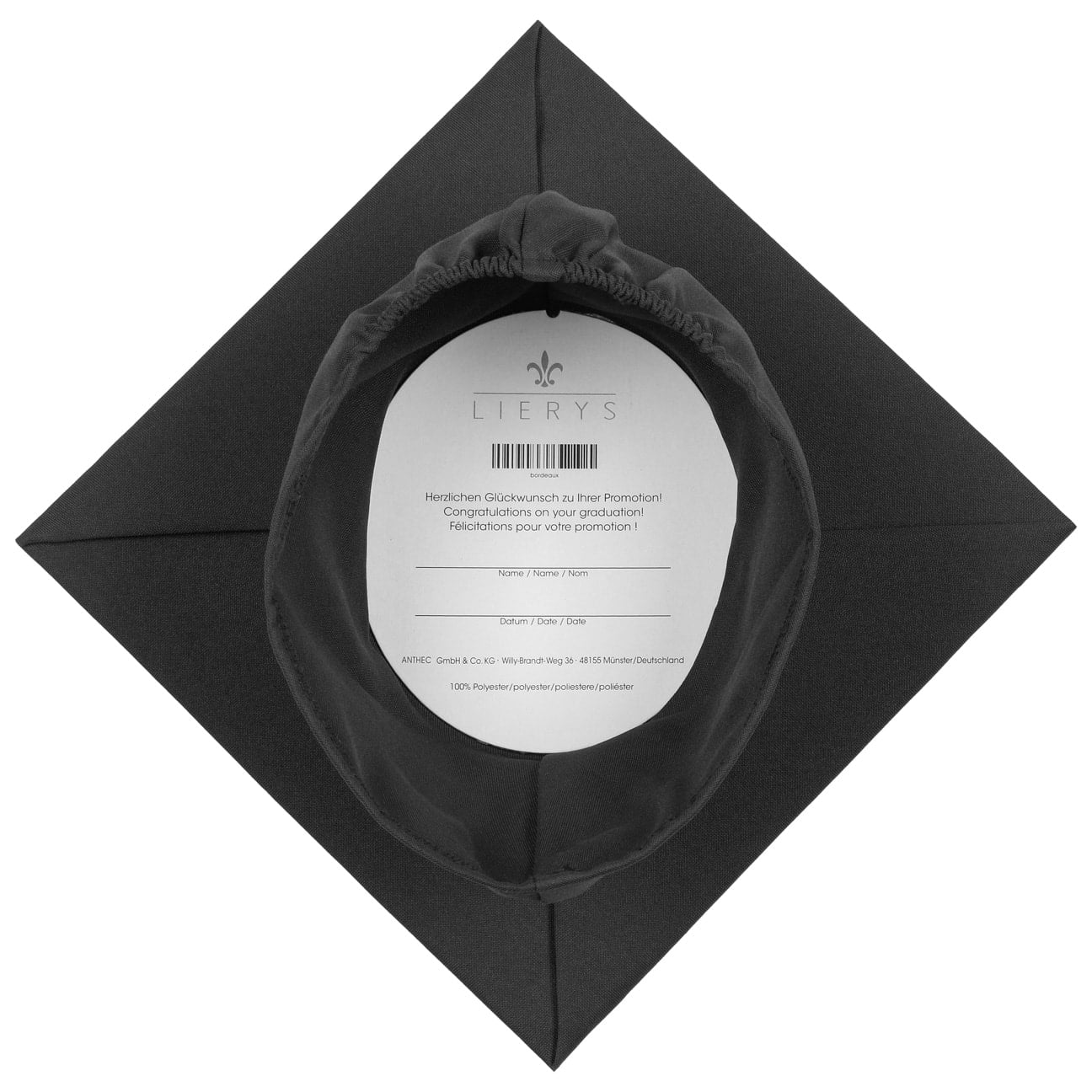 Lierys Adjustable Graduation Cap - Comfortable & Stylish for High School & College Ceremonies, Graduation Parties & Photo Shoots