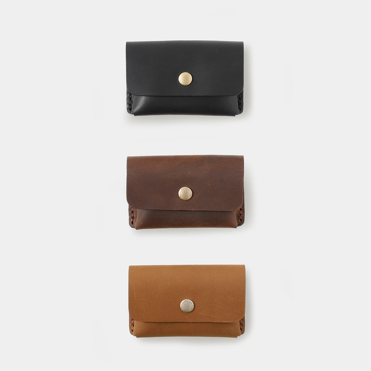 Premium TRAVELER'S COMPANY Leather Card Holder - Slim RFID Blocking Wallet for Credit Cards & ID (Brown) | Perfect for Travel, Business & Everyday Use
