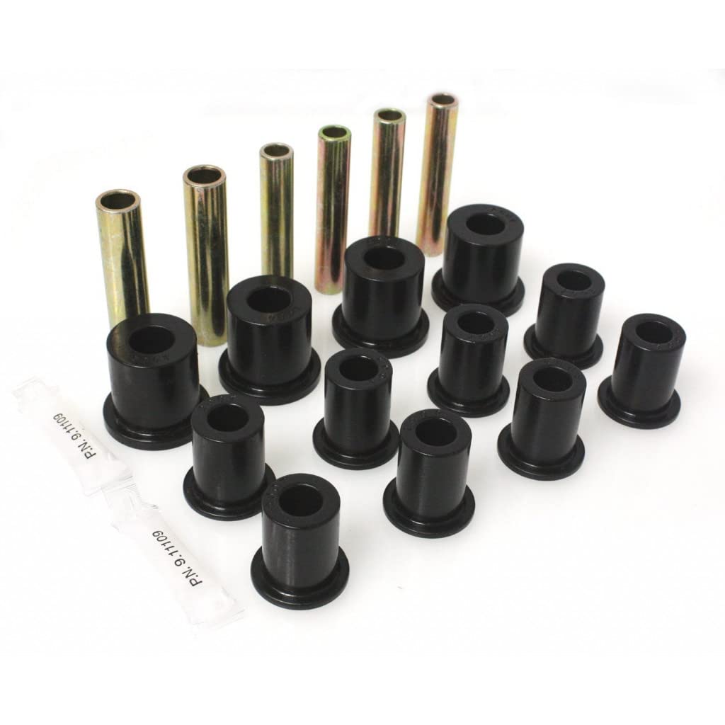 Energy Suspension Front Spring/Shackle Bushings for 1987 Chevy V30 - Black (3.2105G) | Durable Replacement for Smooth Ride & Off-Road Performance