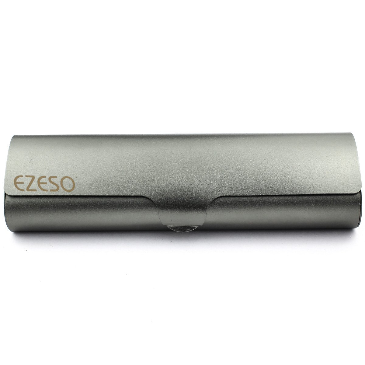 Premium Aluminum Eyeglass Case - Hard Protective Spectacles Holder with Simple Design (Deep Pewter) | Durable Travel & Everyday Use for Men & Women