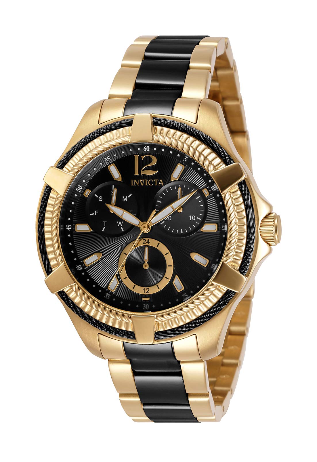 Invicta Women's Bolt Quartz Watch - Two Tone Stainless Steel Band, Rose Gold & Silver (Model 30894) | Elegant Dress Watch for Women, Perfect for Business, Parties & Special Occasions