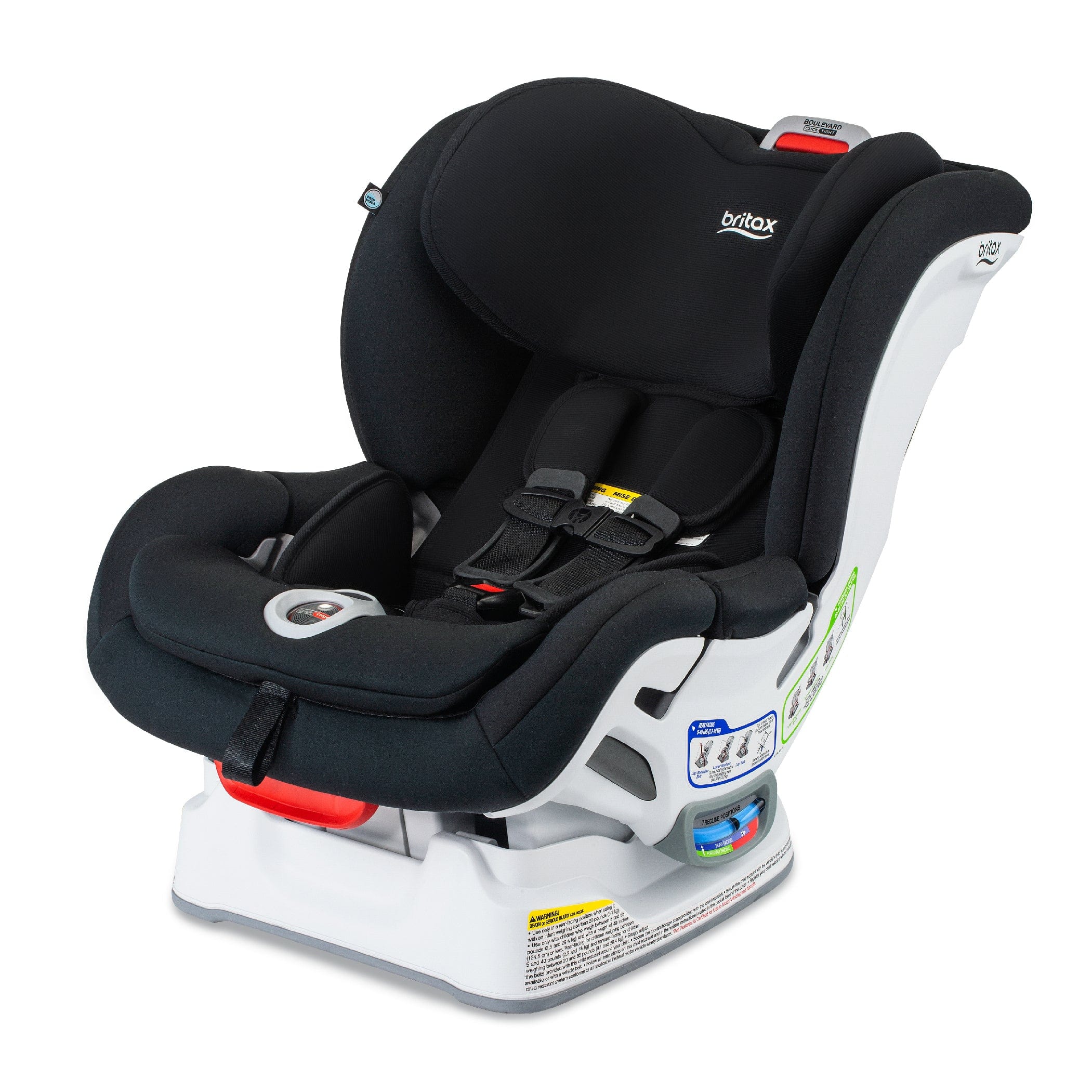 Britax Boulevard ClickTight Convertible Car Seat - SafeWash Fabric | Rear & Forward Facing | Easy Installation | For Babies & Toddlers | Perfect for Family Travel & Daily Commutes