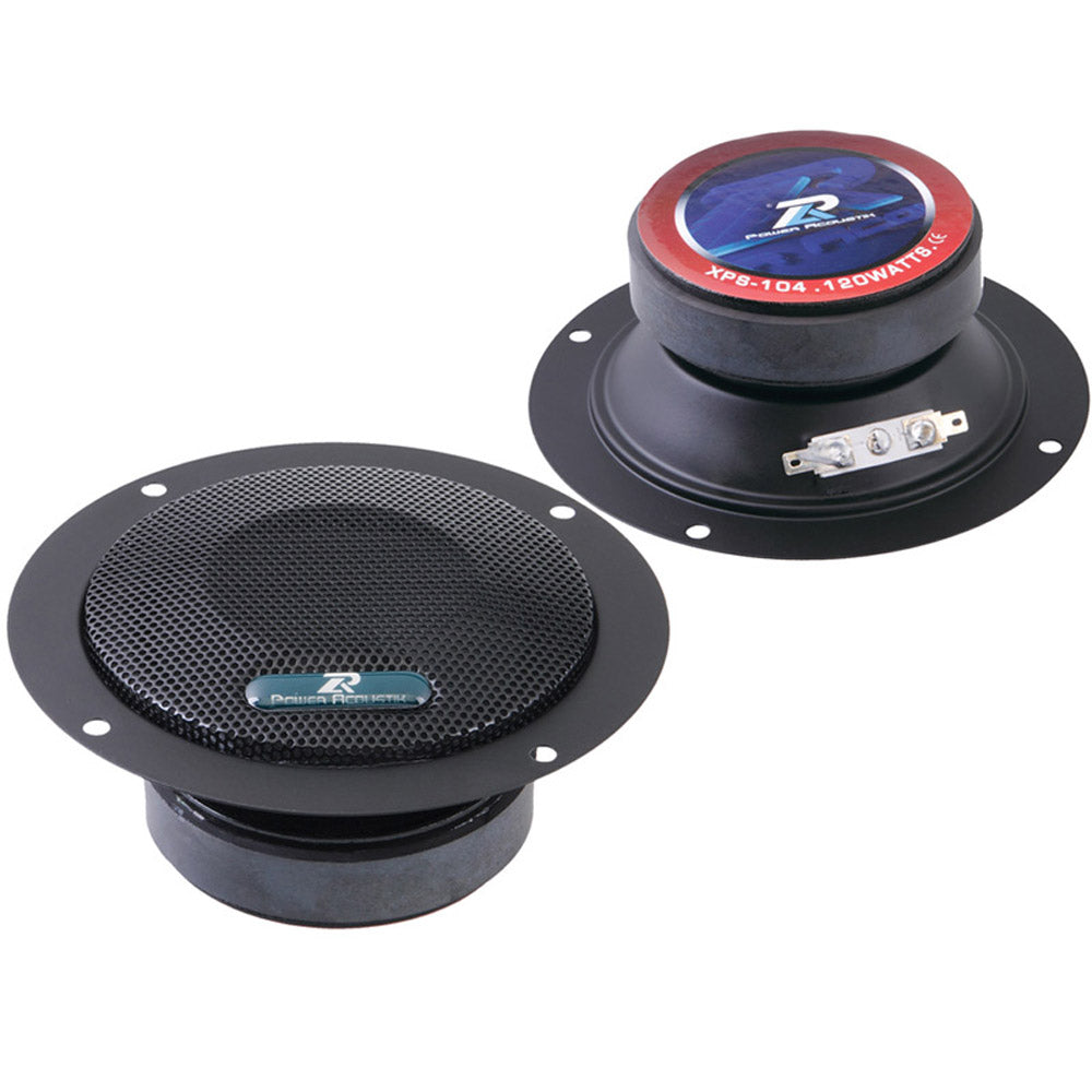 Power Acoustik XPS104 4 Inch Mid Range Bass Driver Car Speakers - High Performance Audio for Cars, Trucks & SUVs | Perfect for Upgrading Factory Sound System & Enhancing Music Experience on the Road