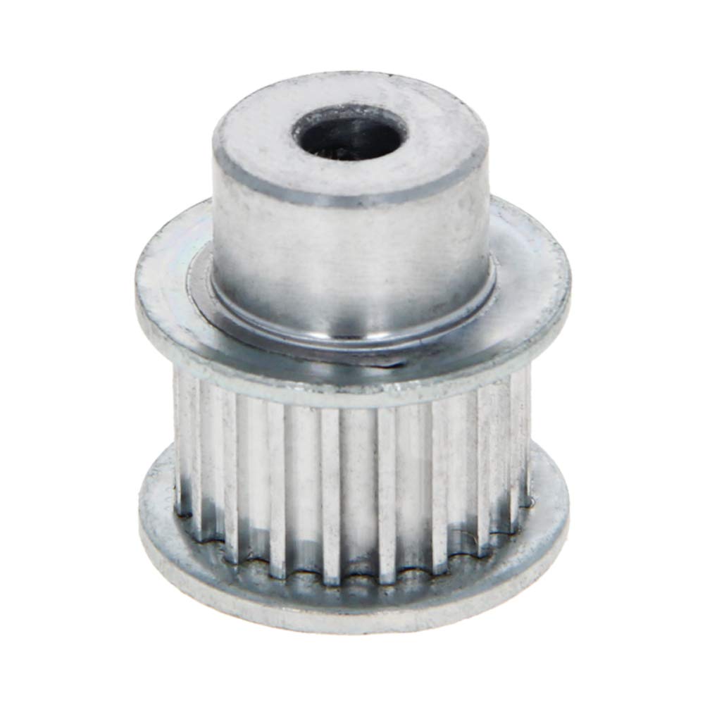 Heyiarbeit 20 Teeth 5mm Bore Aluminum Alloy Timing Belt Pulley & Flange Synchronous Wheel for 3D Printer CNC - Compatible with 11mm Belt | Perfect for DIY Robotics, 3D Printing & CNC Machining Projects
