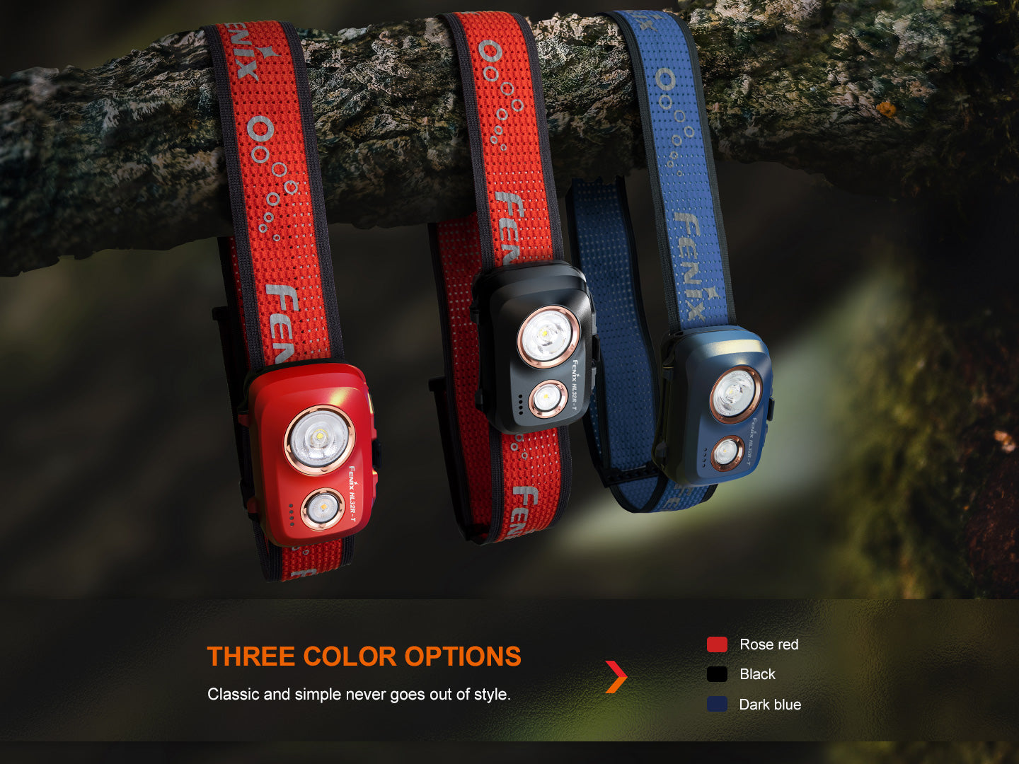 Fenix HL32R-T 800 Lumens Rechargeable LED Headlamp for Trail Running, Hiking & Camping - Waterproof Headlight with Adjustable Headband for Outdoor Adventures