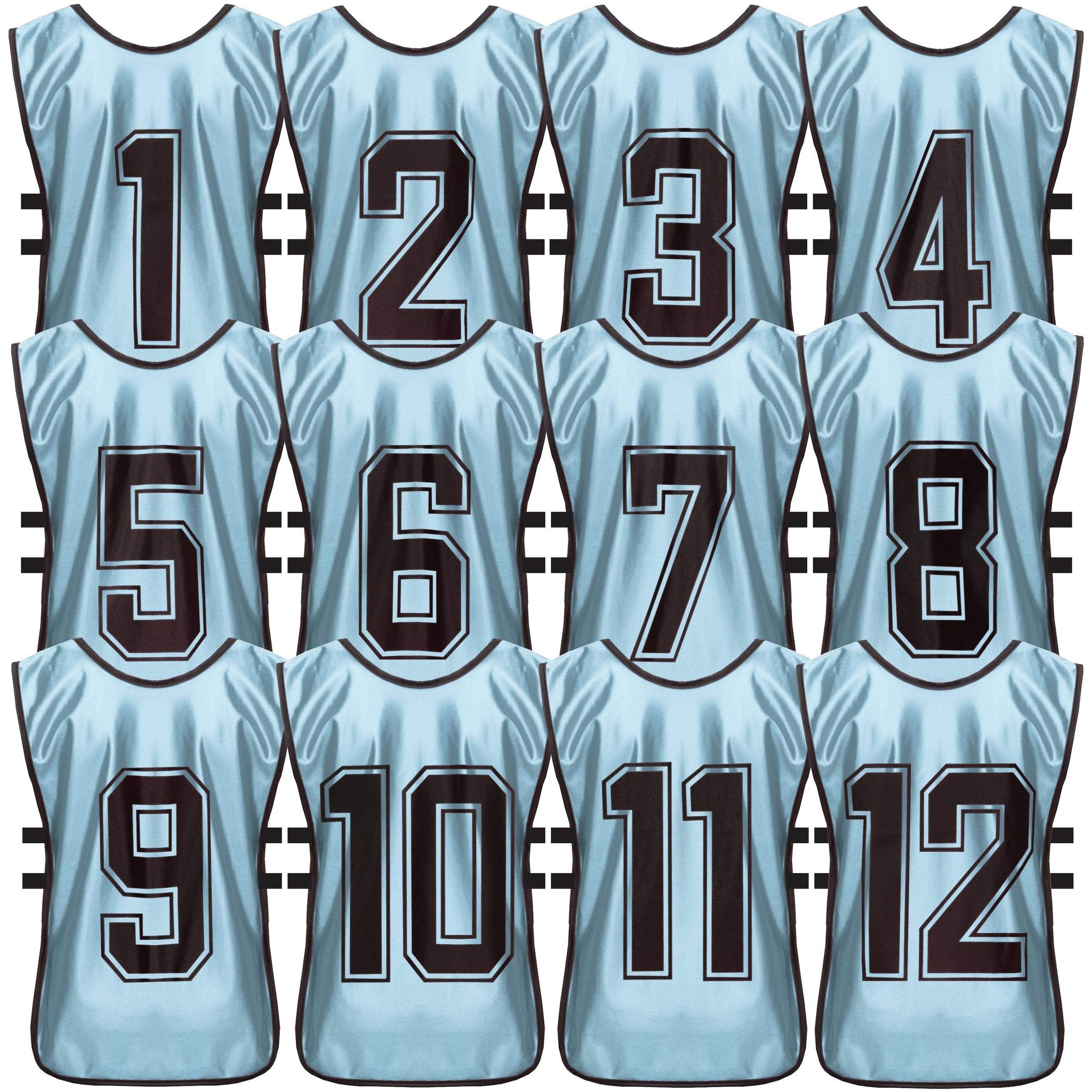 4Gambeta Scrimmage Training Vest - Breathable Soccer, Basketball & Football Bibs/Pinnies - Reversible Practice Jerseys for Kids, Youth & Adults - Includes Carry Bag - Perfect for Team Sports, Gym Class & Outdoor Drills
