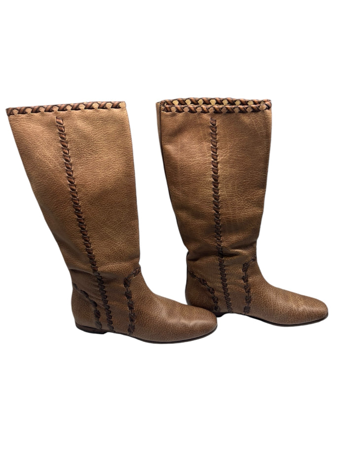 Gucci Janis Brown Leather Ankle Boots Size 9.5 for Women - Stylish & Comfortable Fall/Winter Fashion Footwear for Office, Dating & Night Out