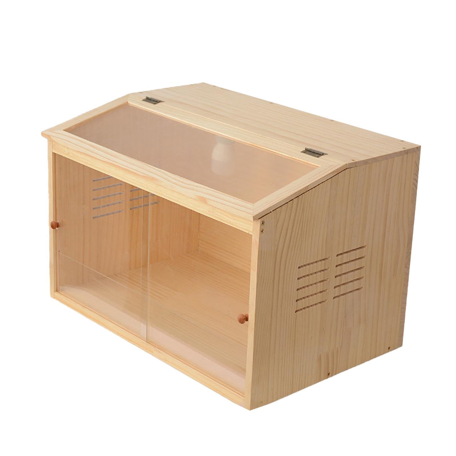 Wooden Small Animal Nest Box - Chick Brooder, Hamster Breeding & Chinchilla Hideaway | DIY Assemble Chicken Coop for Mice, Sleeping Shelter | Perfect for Pet Habitat, Farm Use & Backyard Poultry