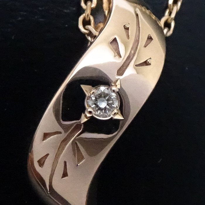 4℃ Diamond Necklace 18K Pink Gold - Elegant Jewelry Gift for Women, Perfect for Anniversaries, Weddings & Special Occasions