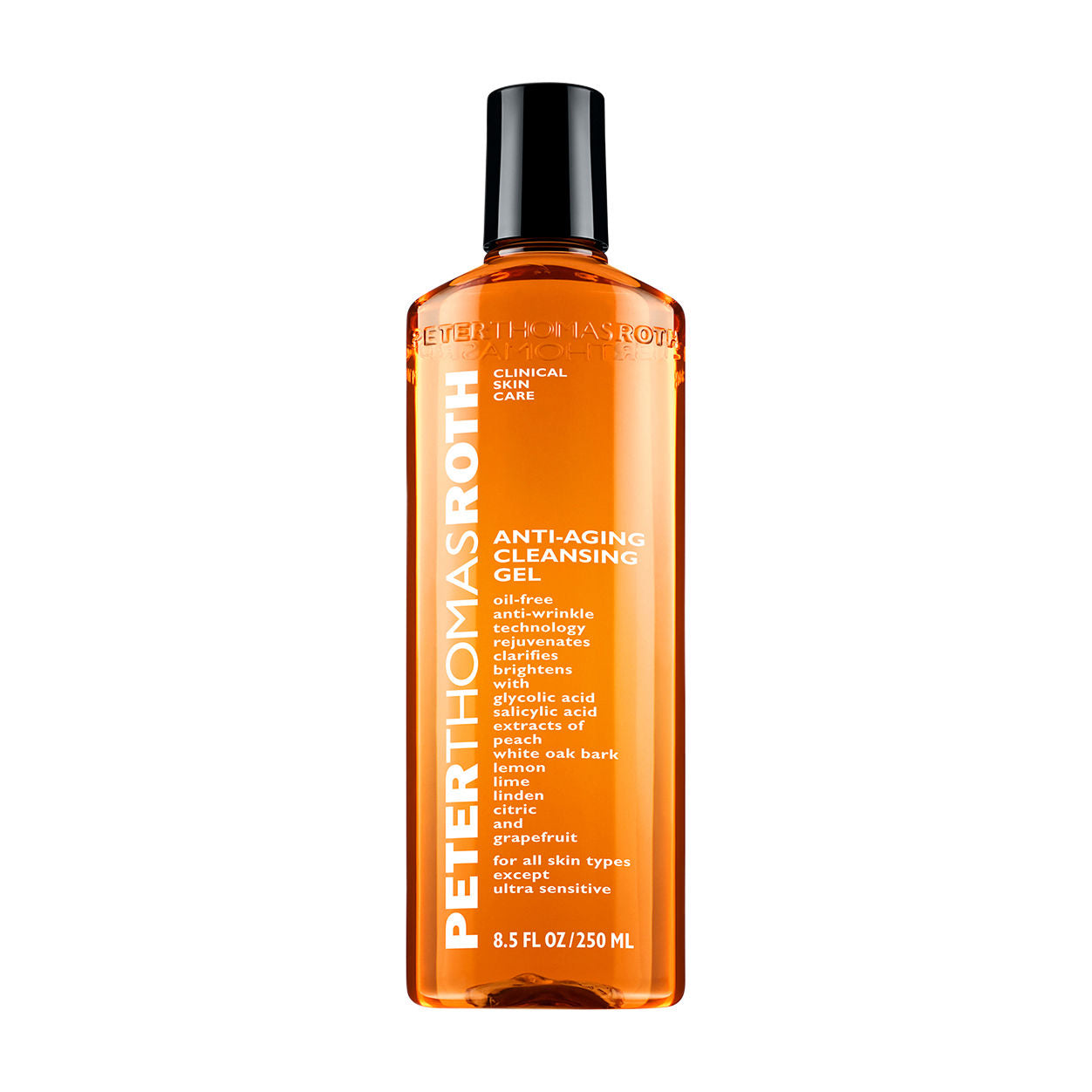 Best Anti-Aging Cleansing Gel for Wrinkles & Fine Lines - Gentle Face Wash for Youthful Skin | Morning & Night Skincare Routine