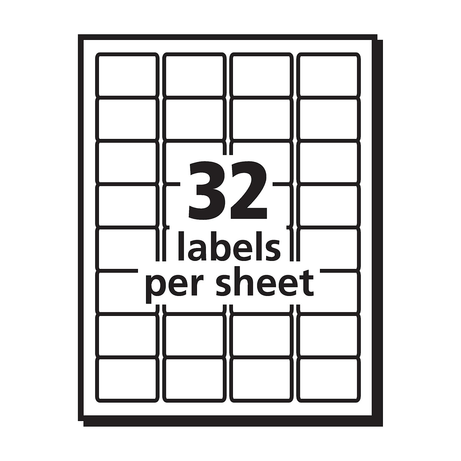 Avery 6576 Permanent Durable ID Labels 1.2