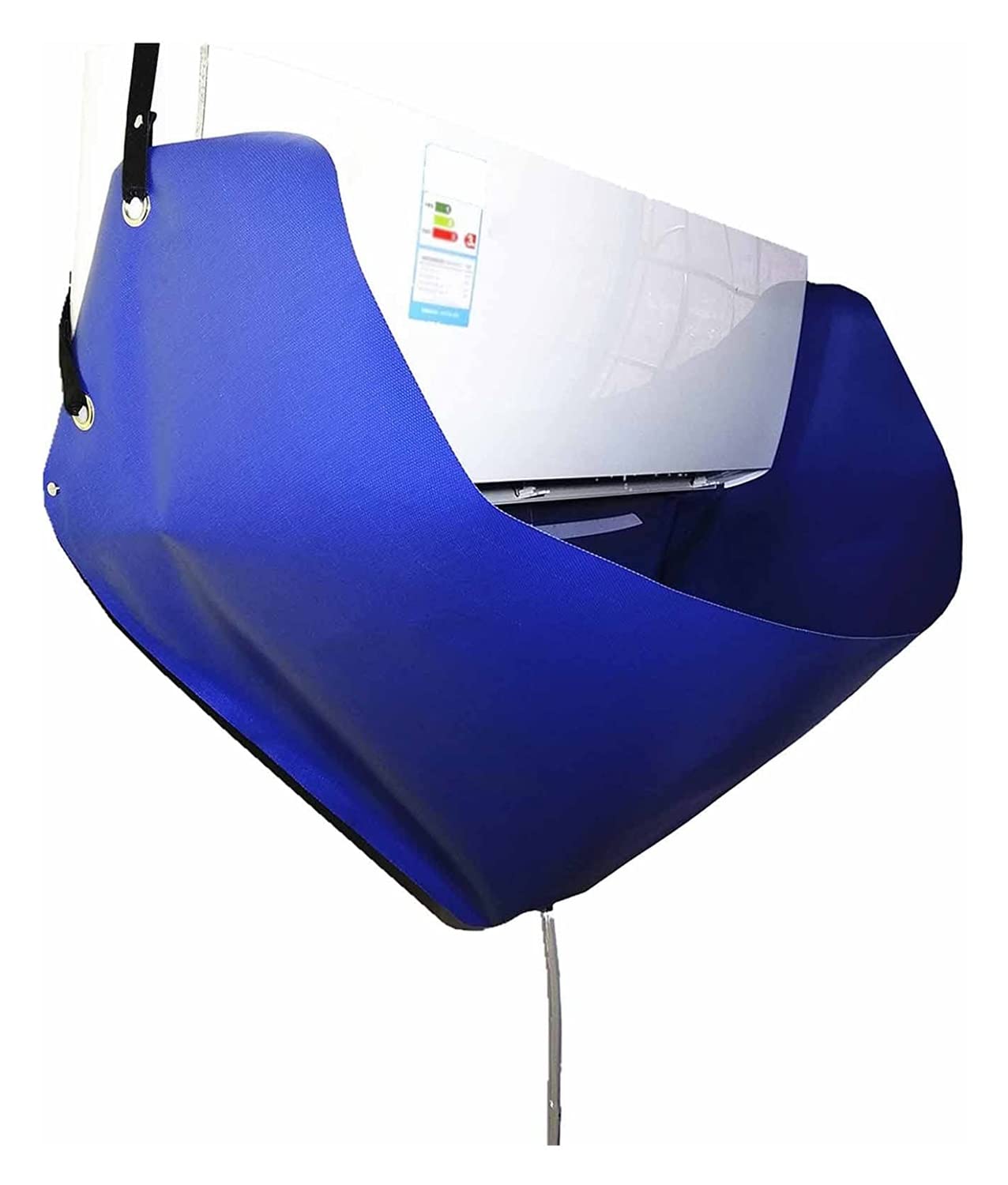 LINGGUANG Air Conditioner Cleaning Cover - Waterproof Wall Mounted AC Dust Cover with 2.5m Water Pipe for Easy Washing | Home Protection Accessory for Indoor/Outdoor AC Units | Perfect for Seasonal Maintenance & Deep Cleaning