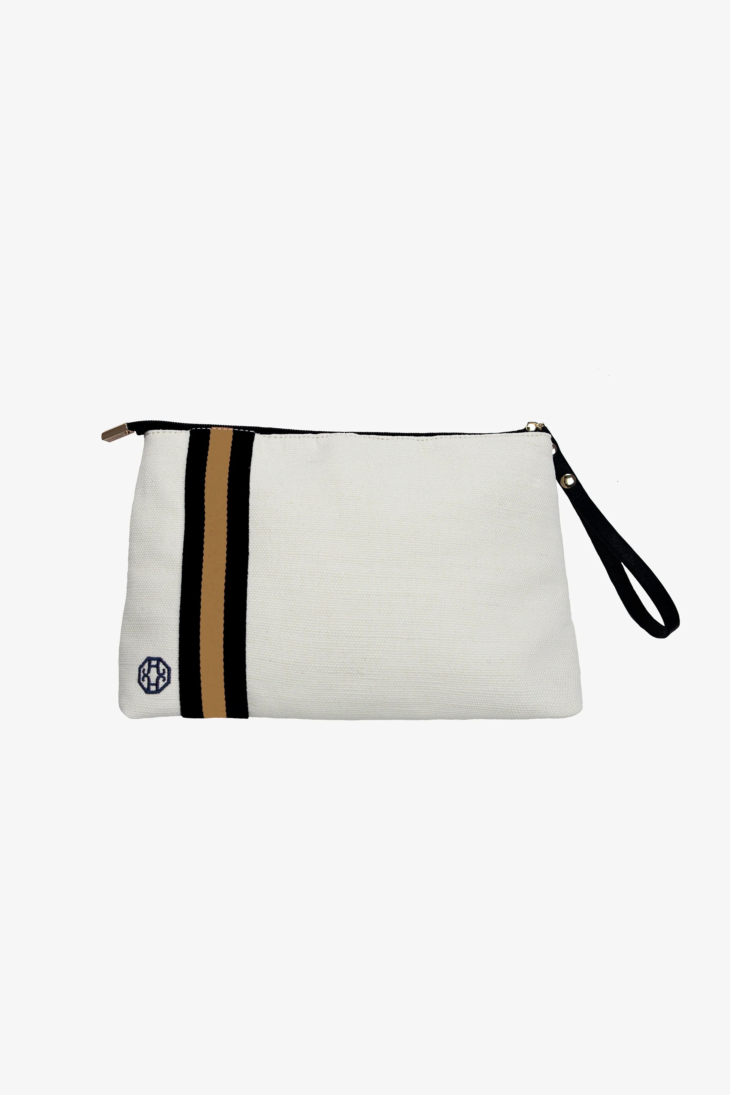 Elegant Black and Gold Wristlet - Stylish Clutch for Women | Perfect for Parties, Weddings & Evening Events