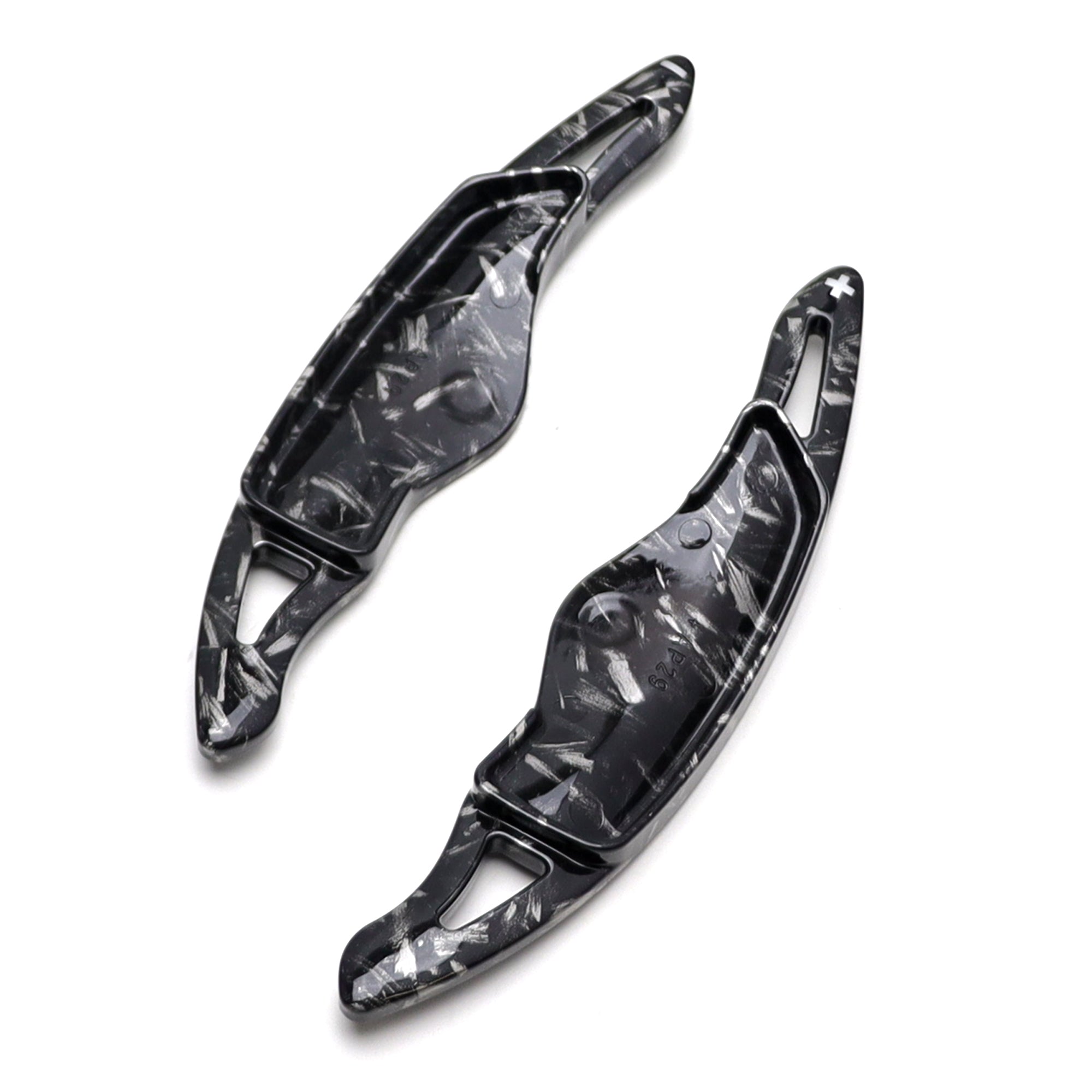 Premium Forged Carbon Fiber Steering Wheel Paddle Shifters for Genesis G70 Hyundai Sonata & Elantra - Upgrade Your Driving Experience with Sporty Gear Shifting