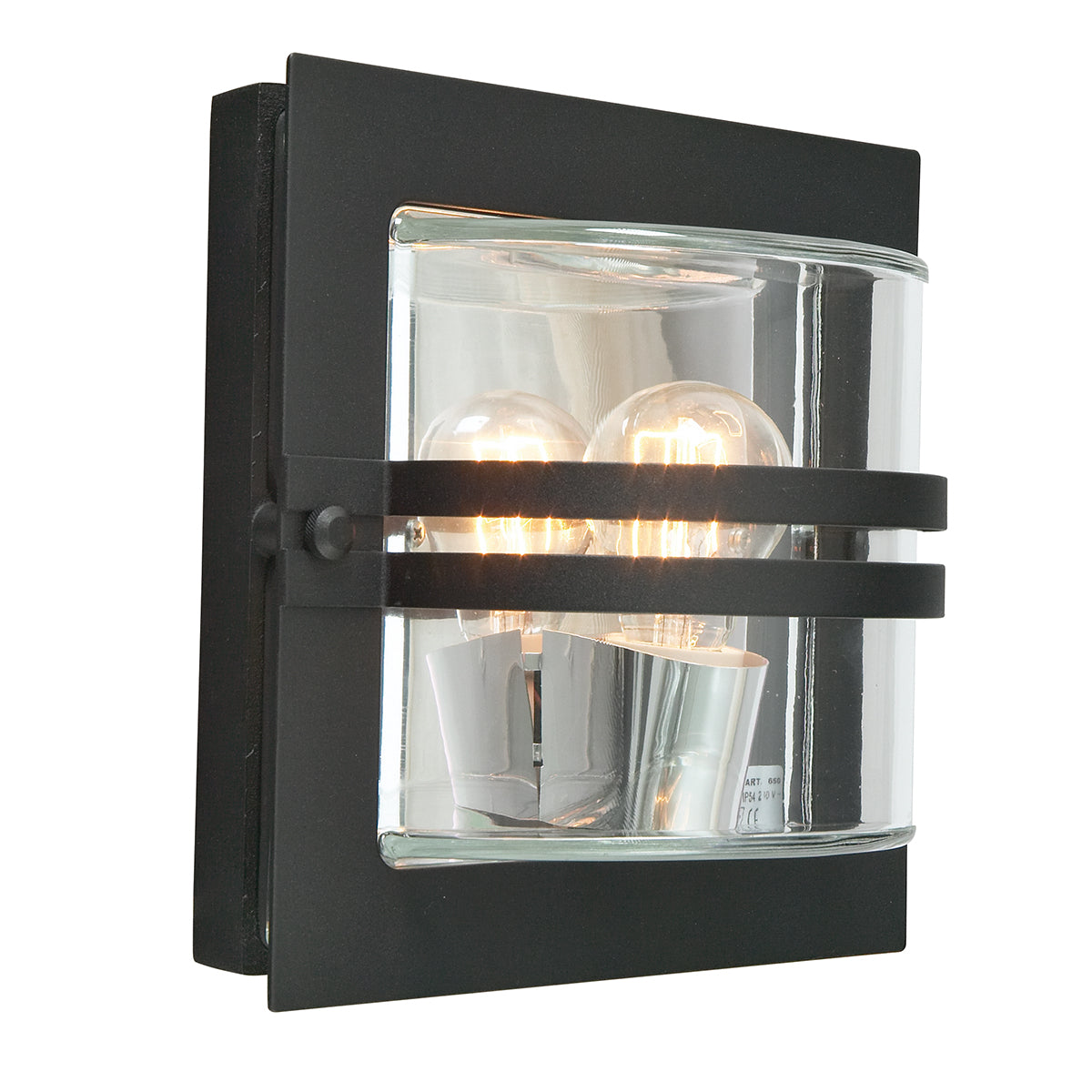 Bern 1 Light Wall Lantern - Oil Rubbed Bronze/Black/White Finish - Outdoor Porch Lighting for Patio, Garden & Entryway