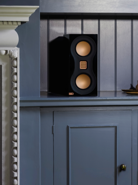 Monitor Audio Studio 89 High-Fidelity Bookshelf Speakers (Pair) - Perfect for Home Theater & Music Listening