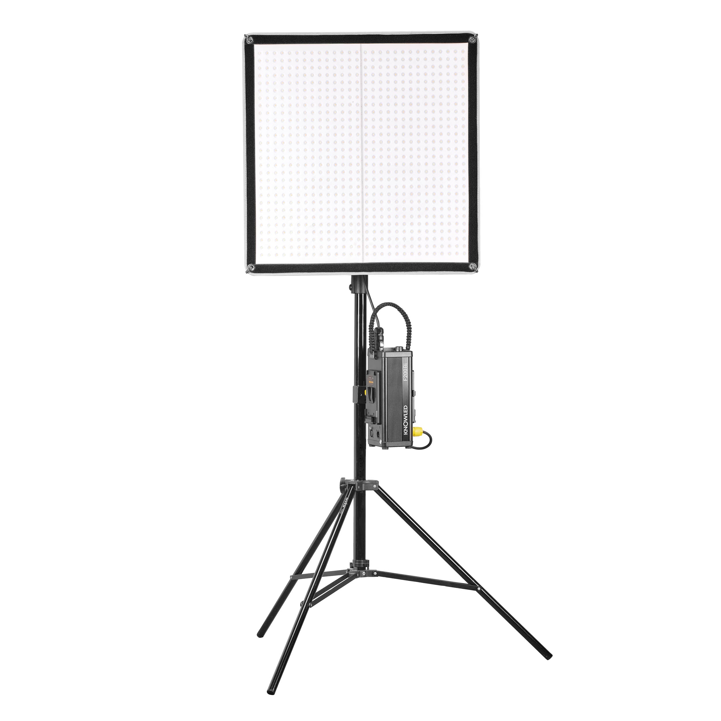 KNOWLED F200Bi 2x2 Feet IP65 Waterproof Flexible LED Panel - Dimmable Cine Lighting for Film Studio, Photography & Video Production