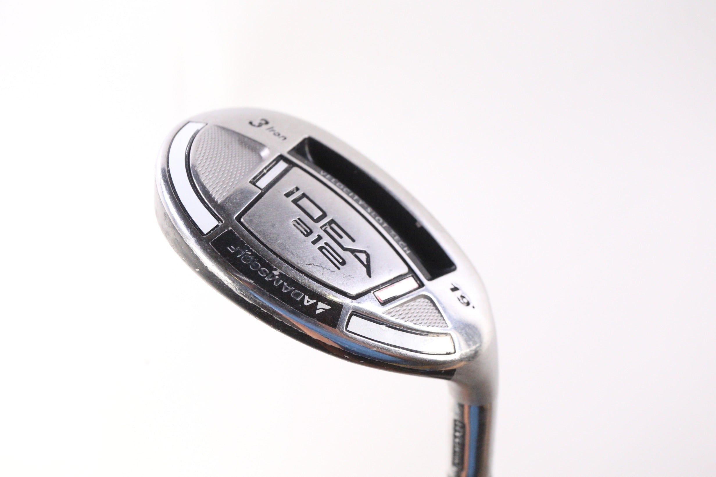 Adams Idea a12 3H Hybrid Golf Club - 19 Degrees Stiff Flex Right Handed - Perfect for Mid-Handicap Players on Fairway Shots