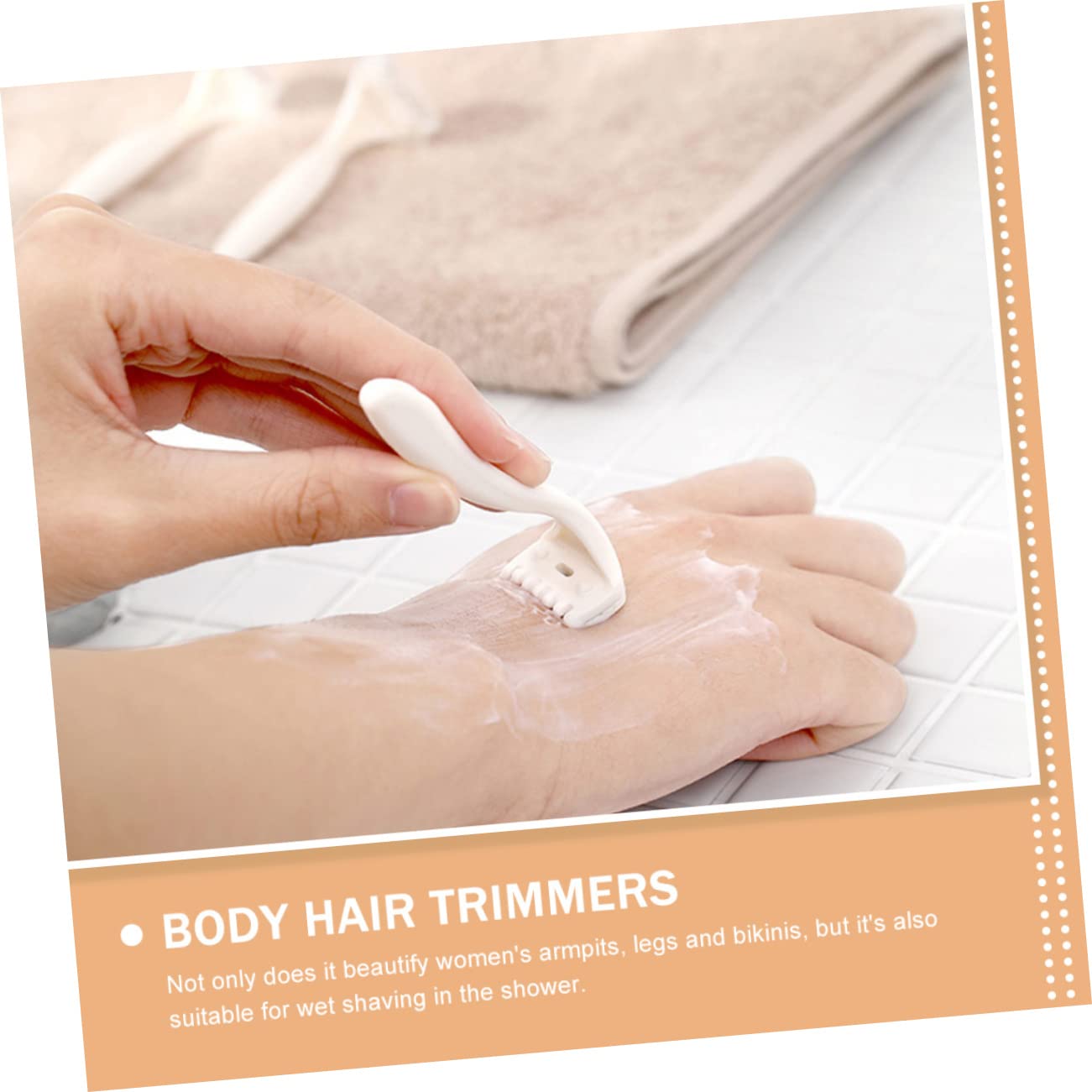 FOMIYES 3-in-1 Portable Women's Body Hair Trimmer Set - Rechargeable Bikini & Underarm Shaver for Smooth Skin - Perfect for Travel, Gym & Home Use