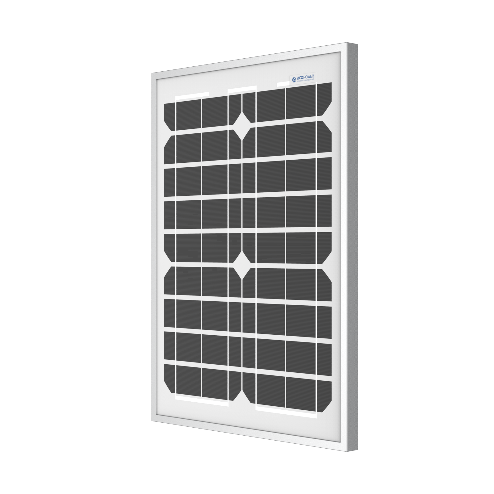 ACOPower 20W Monocrystalline Solar Panel for 12V Battery Charging - Portable Off-Grid Power for RV, Boat, Camping & Emergency Use