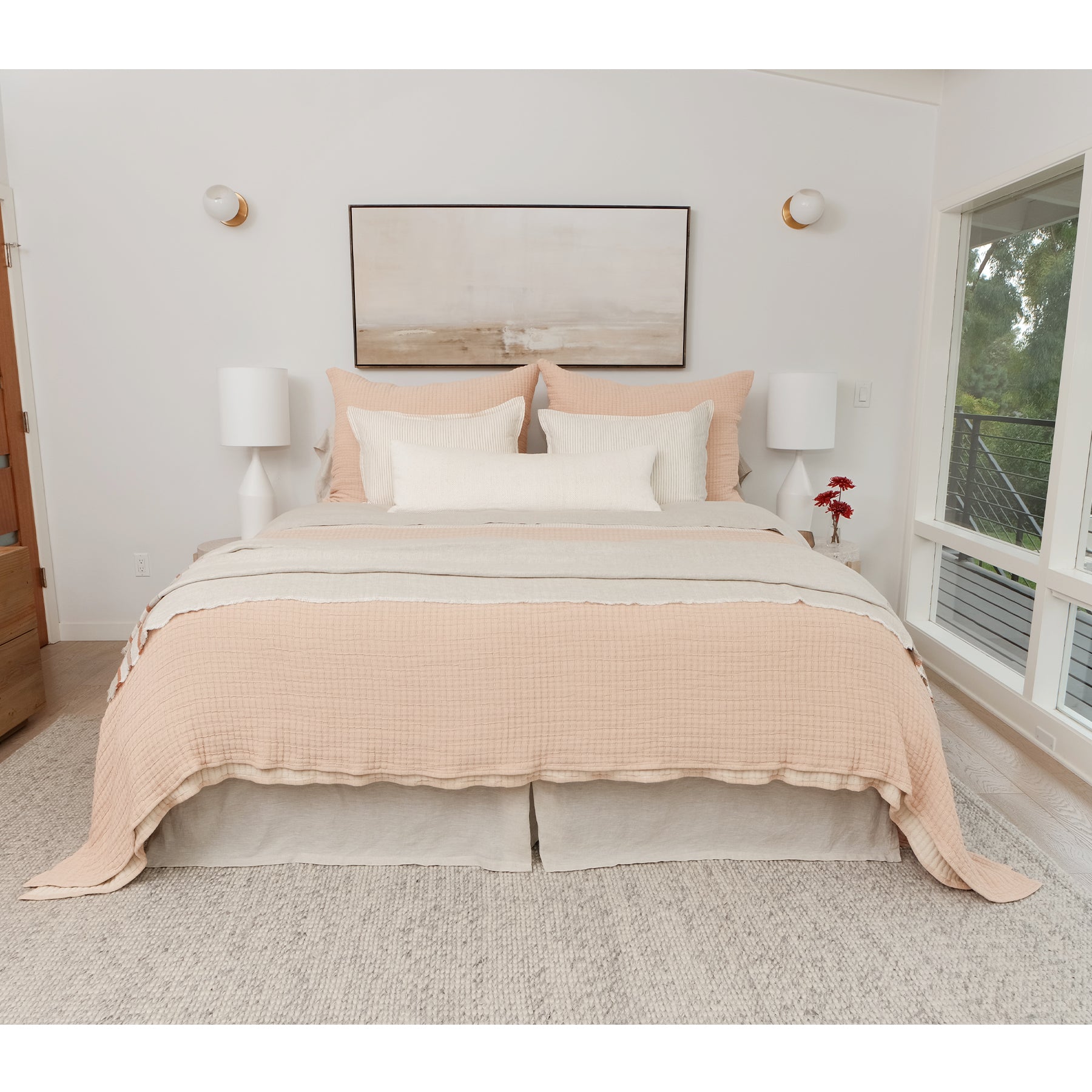Premium Vancouver Coverlet - Soft & Breathable Bedspread for All Seasons | Perfect for Home, Hotel, and Airbnb Decor