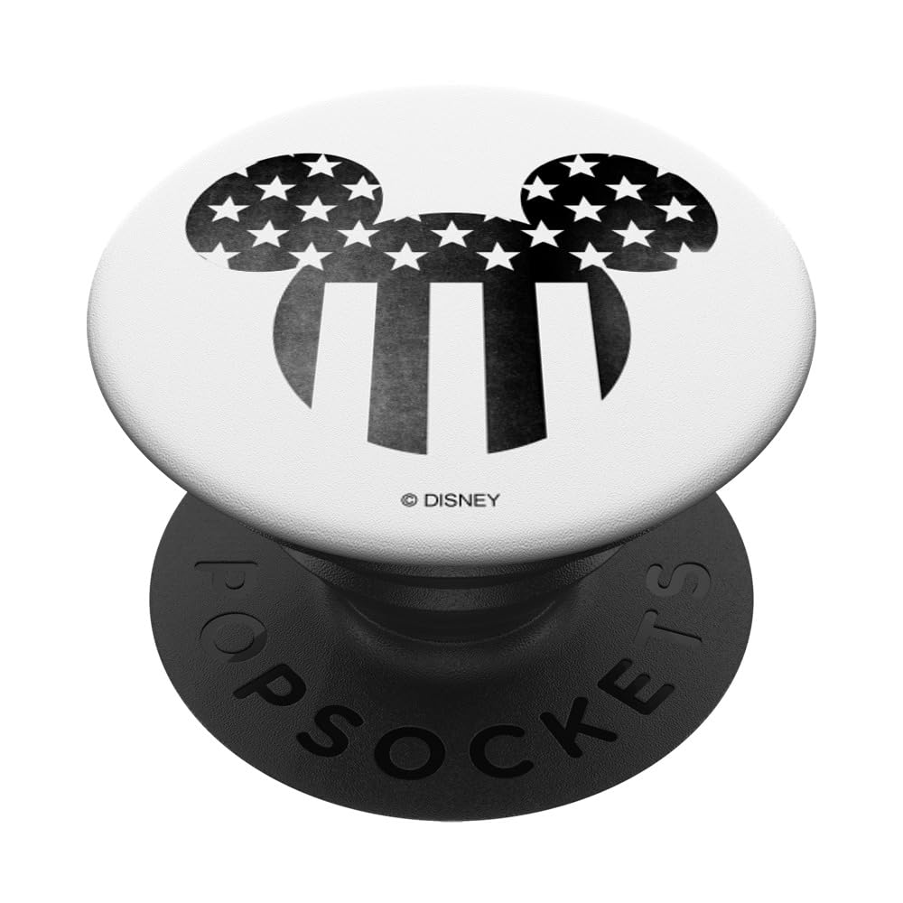 Disney Mickey Mouse Americana Design PopSocket PopGrip - Swappable Phone Grip & Stand for iPhone, Samsung & Smartphones - Perfect for Travel, Commuting & Hands-Free Use