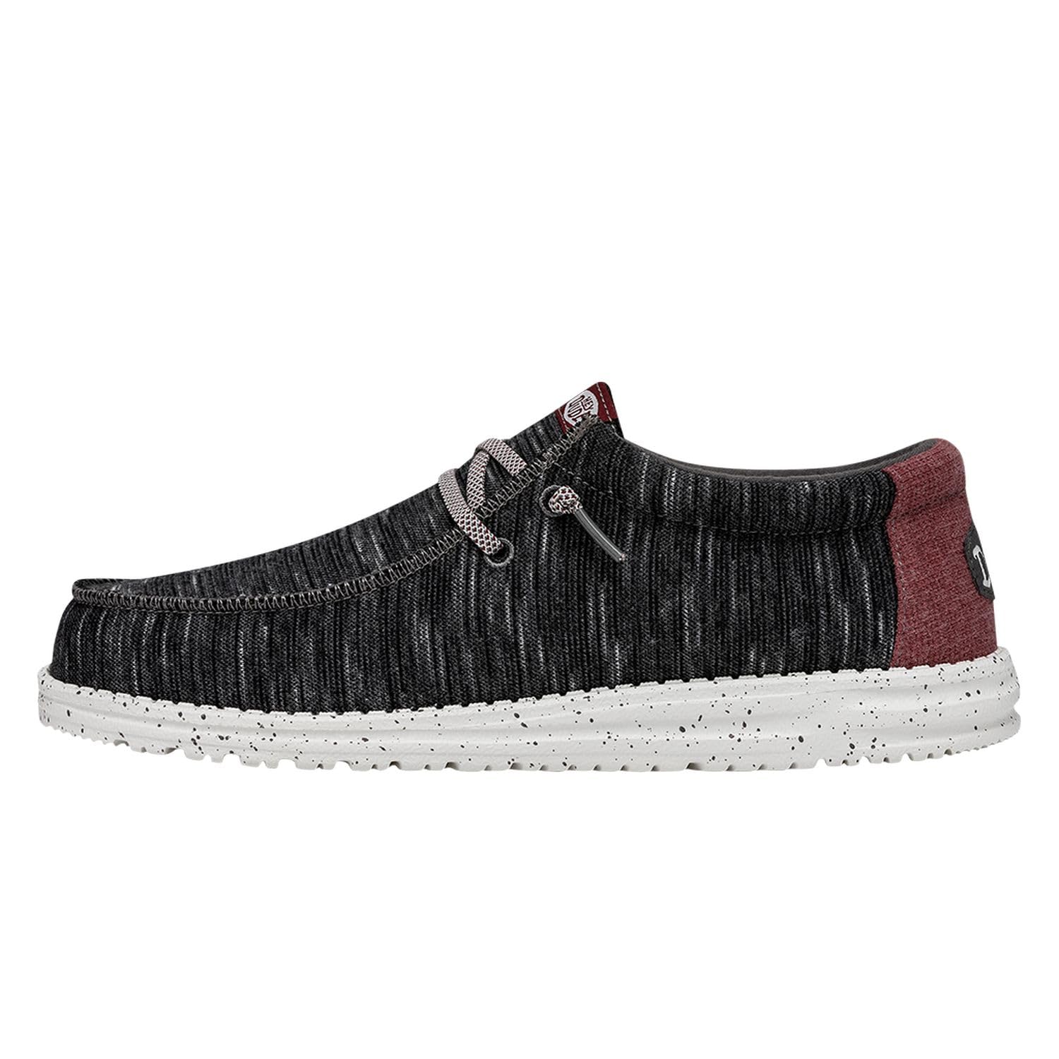 Hey Dude Men's Wally Jersey Slip-On Loafers - Ultra Lightweight & Comfortable Casual Shoes for Men - Perfect for Walking, Travel & Everyday Wear
