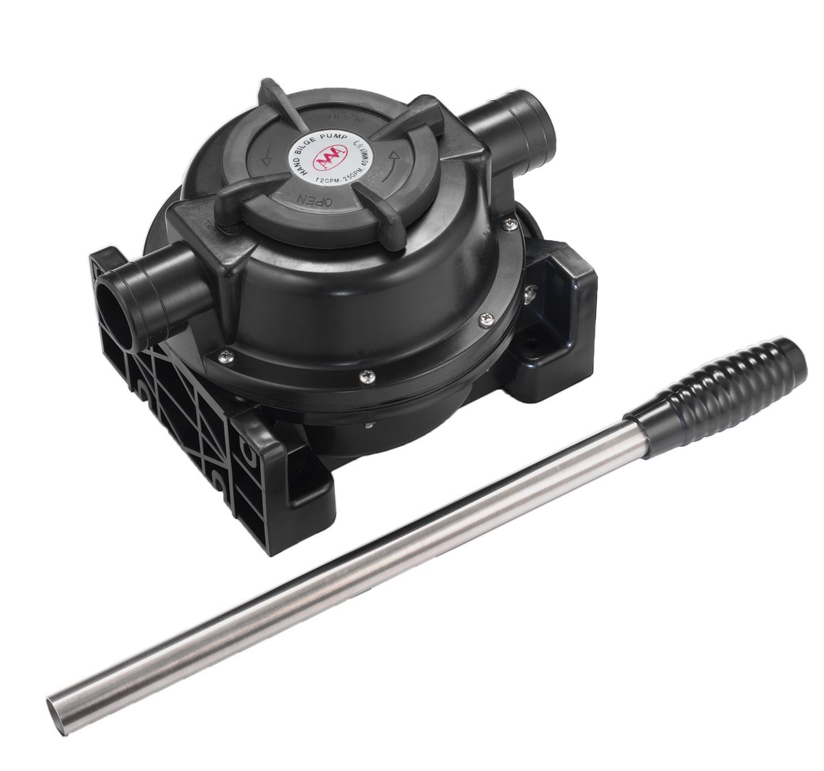 Universal Marine Bilge Waste Water Pump - 20 GPM Saltwater & Diesel Transfer Pump for Boats, Yachts, and Marine Applications