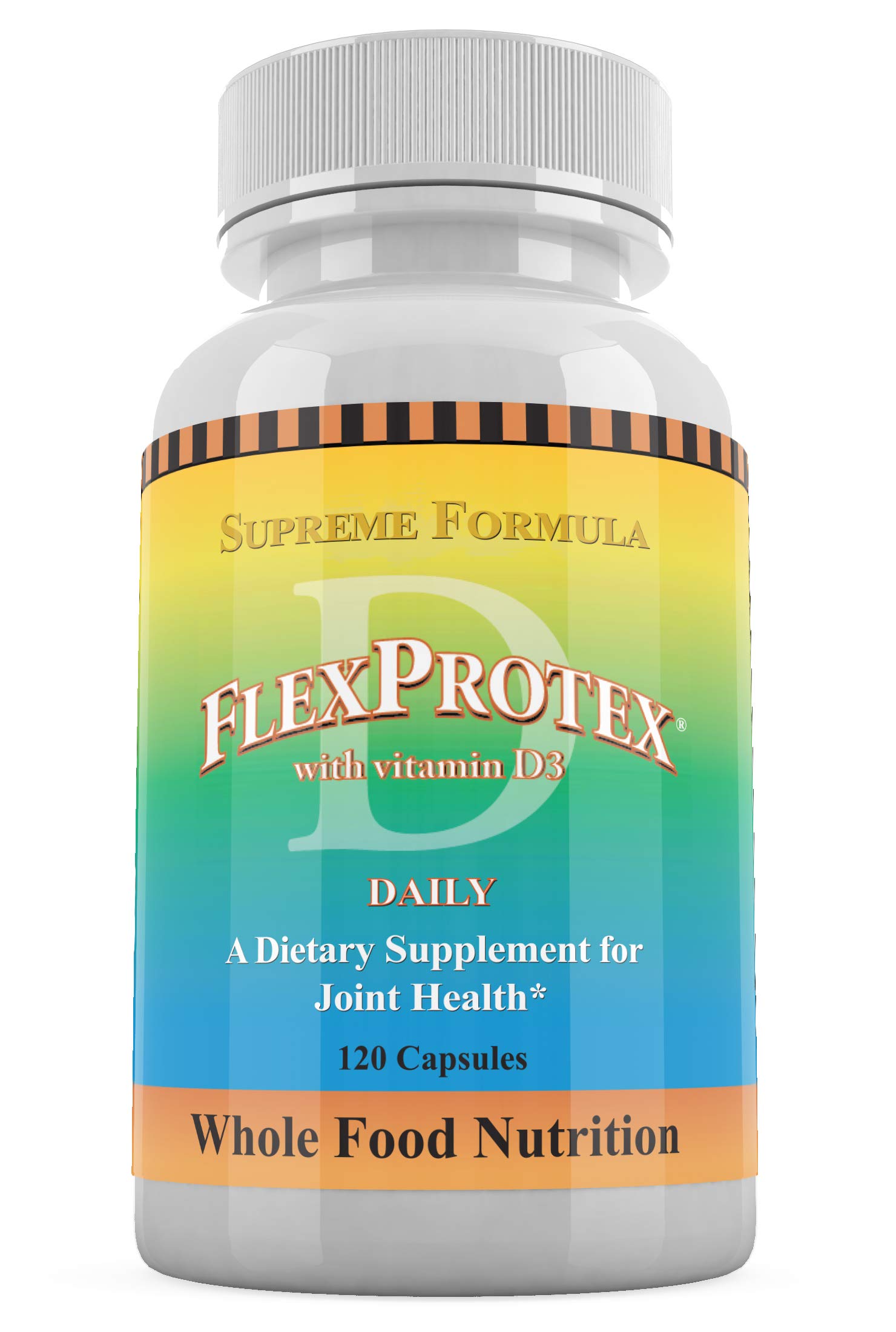 Flexprotex D Joint Muscle Bone Support Supplement with Turmeric, Glucosamine, Chondroitin, Ashwagandha, Bromelain & Yucca - 12 Bottles (1,440 Capsules) - Supports Mobility, Reduces Inflammation & Promotes Joint Health for Active Lifestyles & Aging Adults