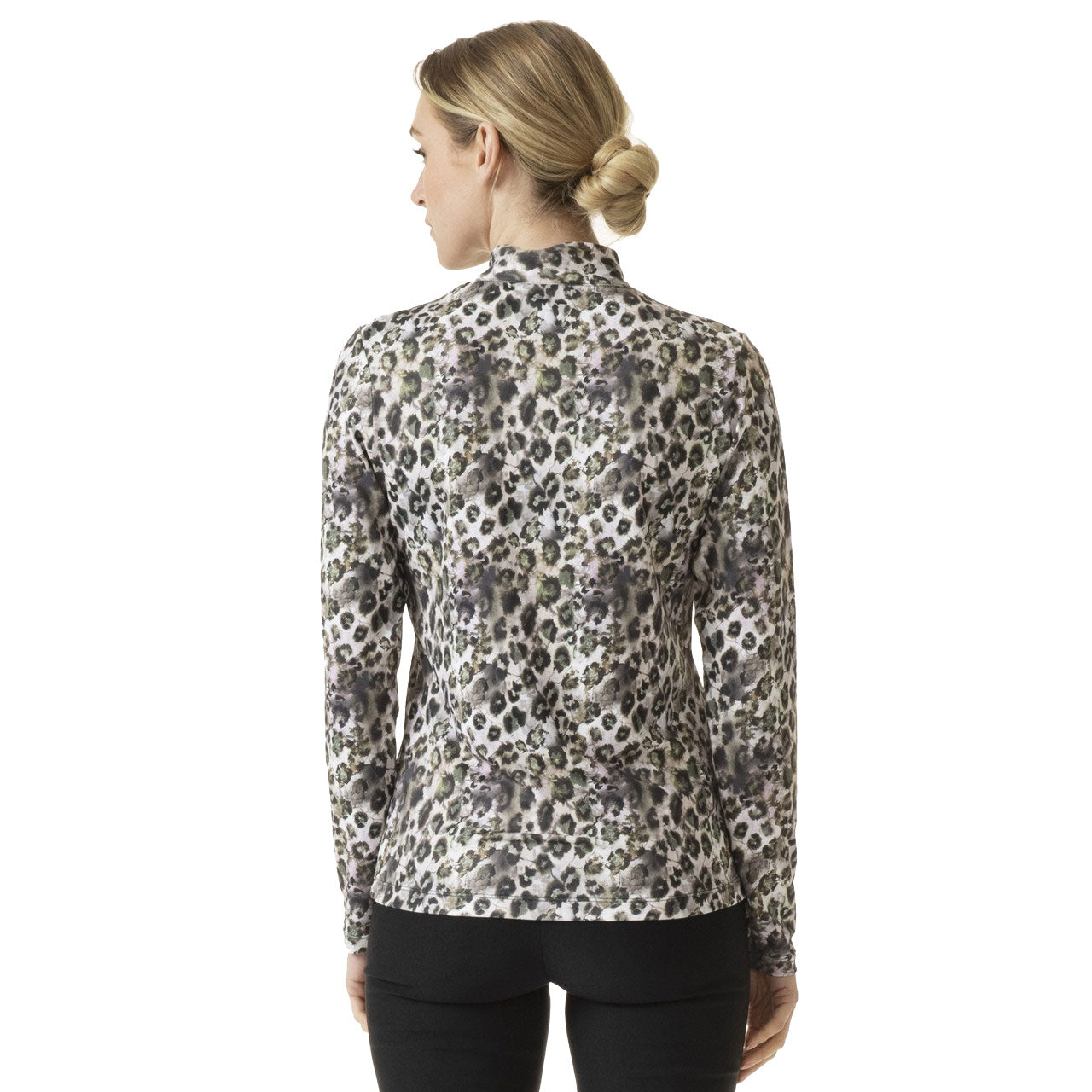 Arielle Nature Wild Women's 1/2 Zip Golf Pullover - Breathable & Moisture-Wicking for Outdoor Sports & Casual Wear
