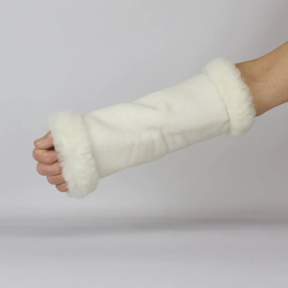 Premium Wool Sleeve Protectors - Soft & Durable Arm Covers for Office Work, Cooking & Crafting - Washable & Comfortable for All-Day Use