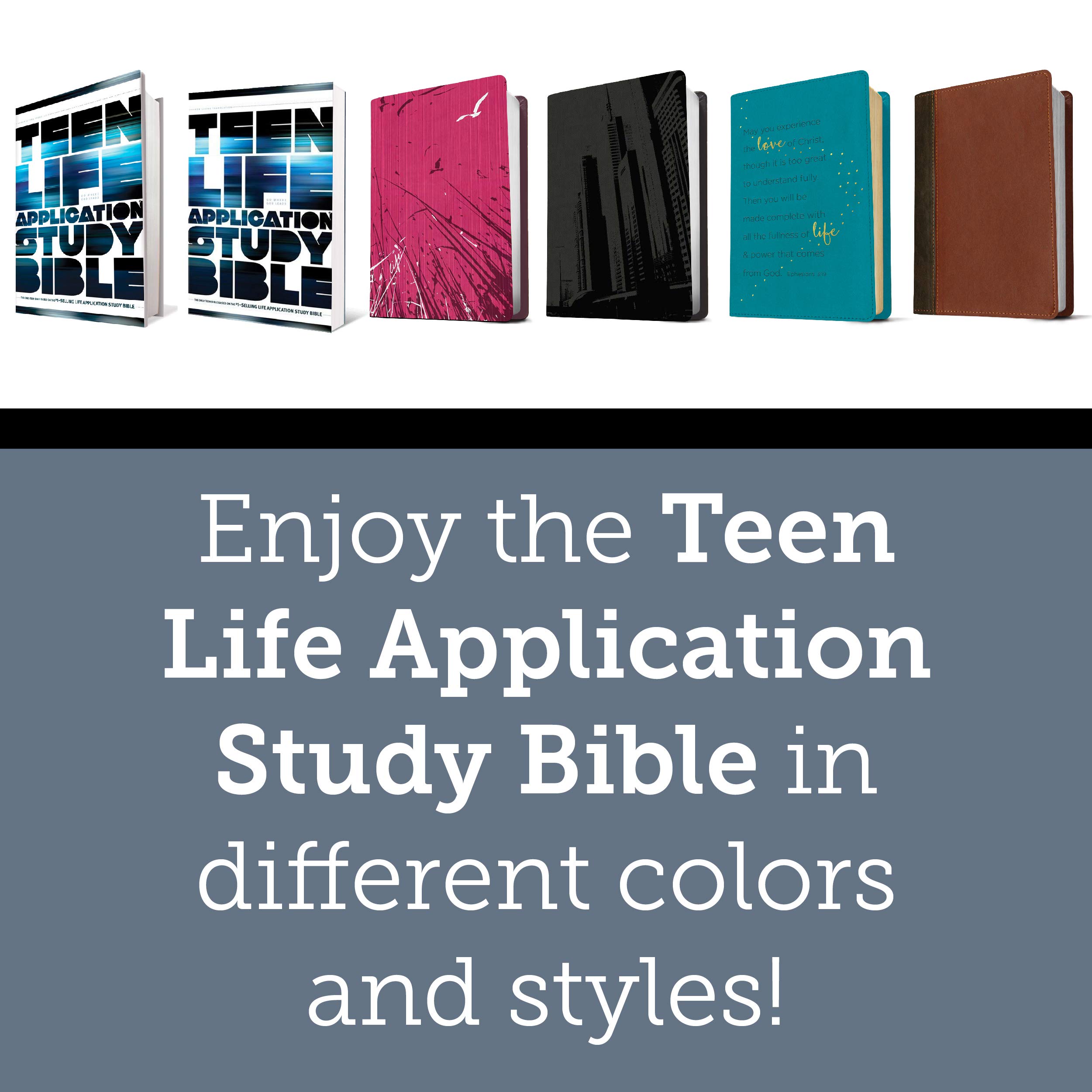 Tyndale NLT Teen Life Application Study Bible - LeatherLike Steel Cover with Index, New Living Translation Study Bible with Notes & Features | Perfect for Youth Bible Study, Church Groups & Personal Devotion