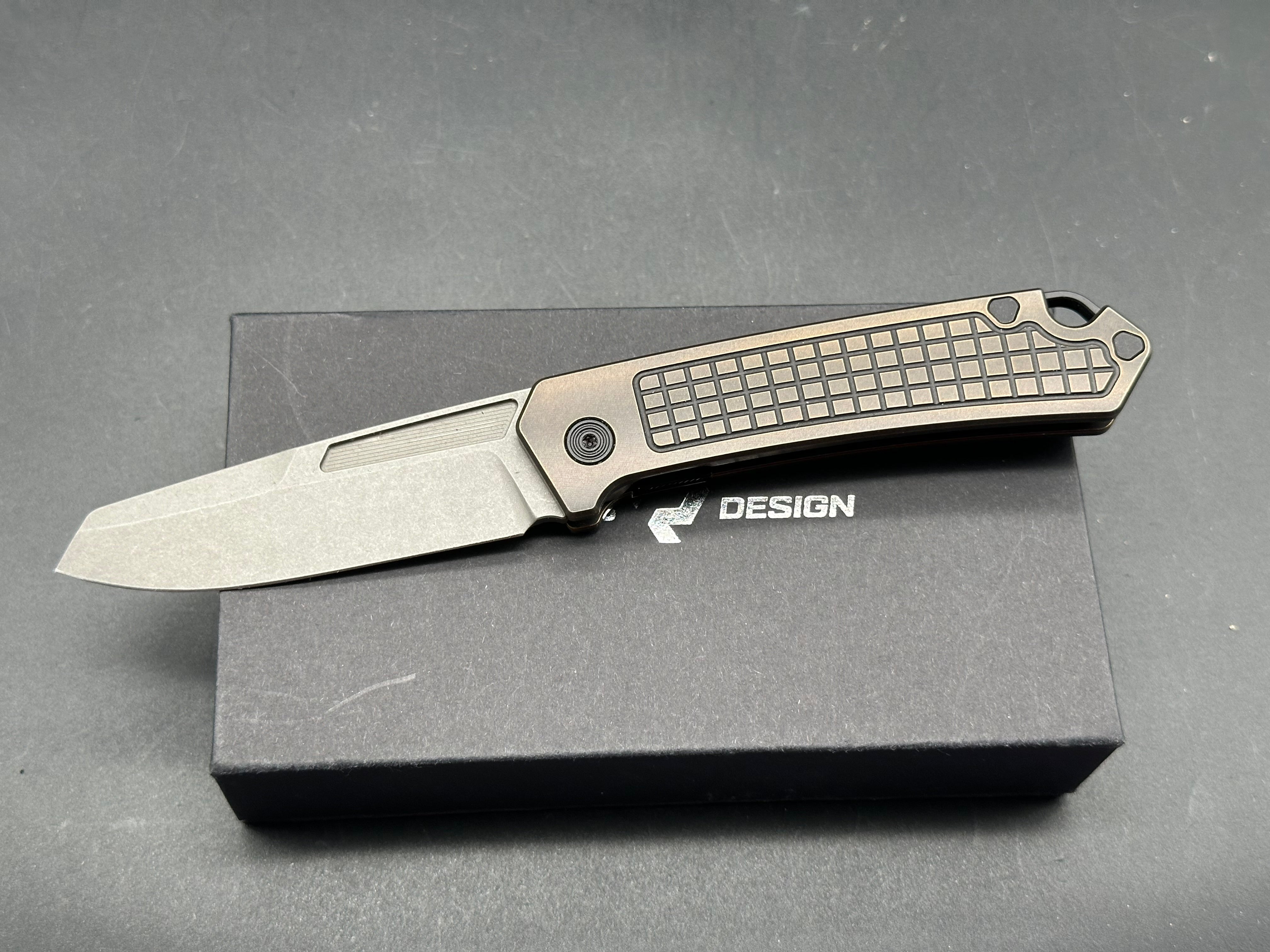 Premium Richard Rogers Knives X Mid - High-Quality Folding Pocket Knife for EDC, Camping & Outdoor Adventures - Durable Stainless Steel Blade & Ergonomic Handle