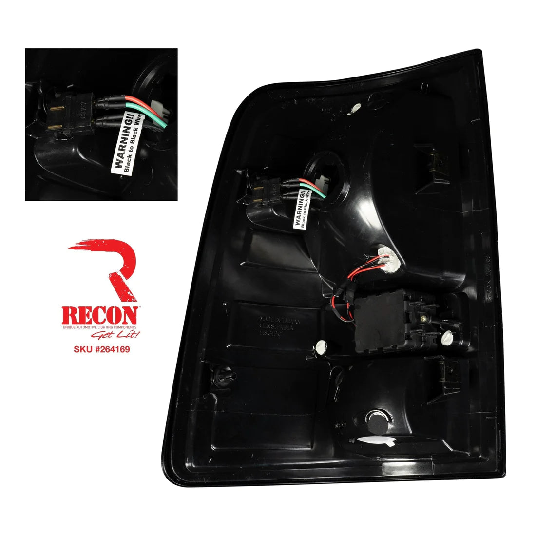 Dodge RAM 2500/3500 2010-2018 LED Tail Lights - Smoked Black Replacement for OEM Halogen | Enhanced Visibility & Style for Pickup Trucks