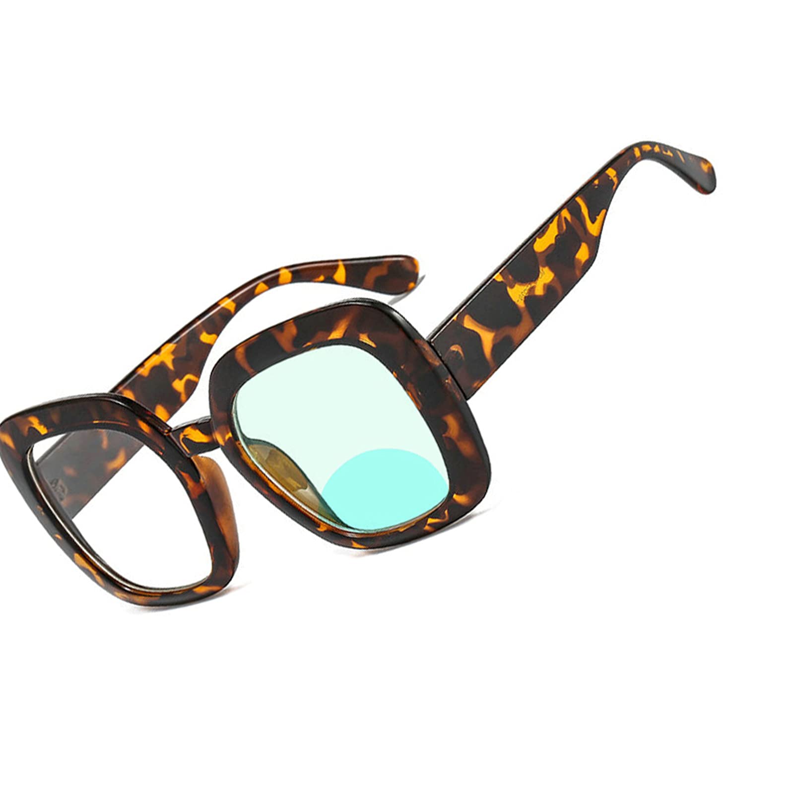 Blue Light Blocking Reading Glasses for Women & Men - Square Bifocal Computer Readers with Anti-Glare Protection | Perfect for Office Work, Screen Time & Digital Eye Strain Relief