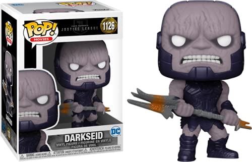 Funko Pop! Vinyl Figure - Justice League The Snyder Cut Darkseid (3.75 Inch) with Pop Protector Case | Collectible DC Comics Movie Merchandise | Perfect for Display, Gifts & Pop Culture Collections