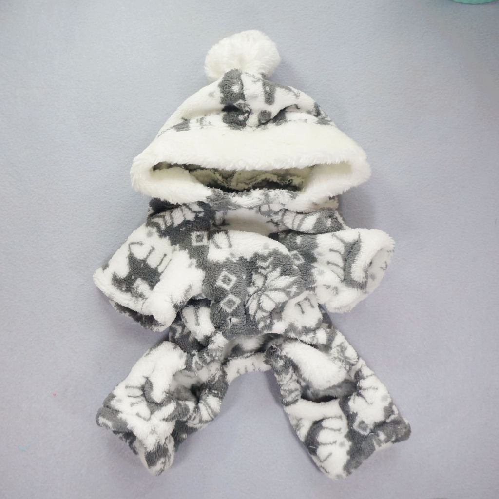 PetParty® Soft & Cozy Dog Jumpsuit - Warm Hoodie Coat for Small Medium Large Dogs - Perfect for Winter Walks, Outdoor Adventures & Photo Shoots