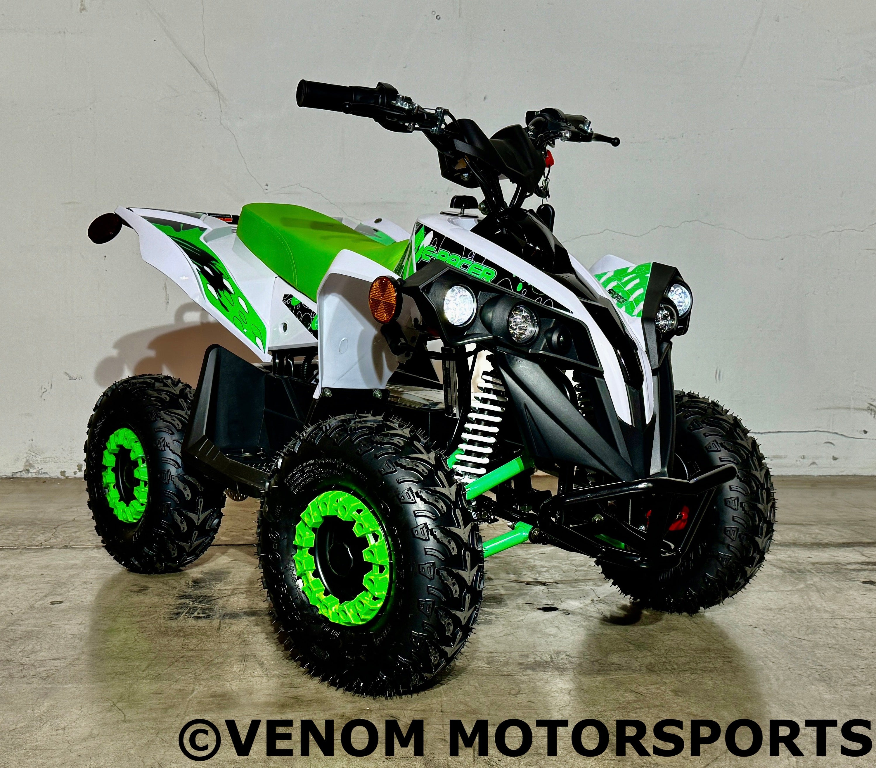 Venom E Racer 1000W 36V Electric ATV for Adults - Off-Road Adventure, Hunting & Farm Work - Powerful All-Terrain Vehicle with Long Battery Life