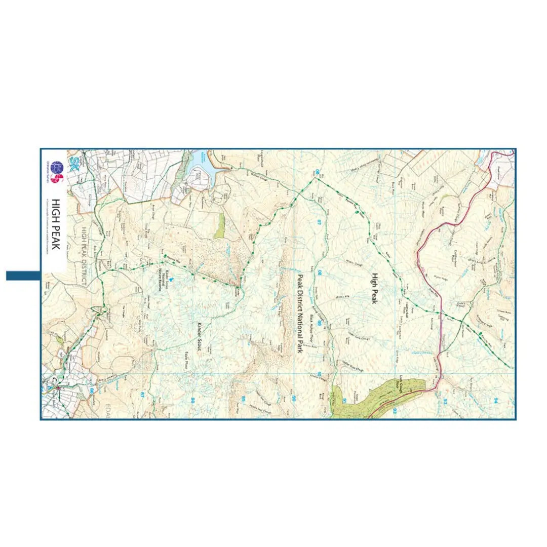 Lifeventure Soft Fibre Ordnance Survey Quick-Dry Travel Towel - Lightweight & Compact for Hiking, Camping & Backpacking Adventures