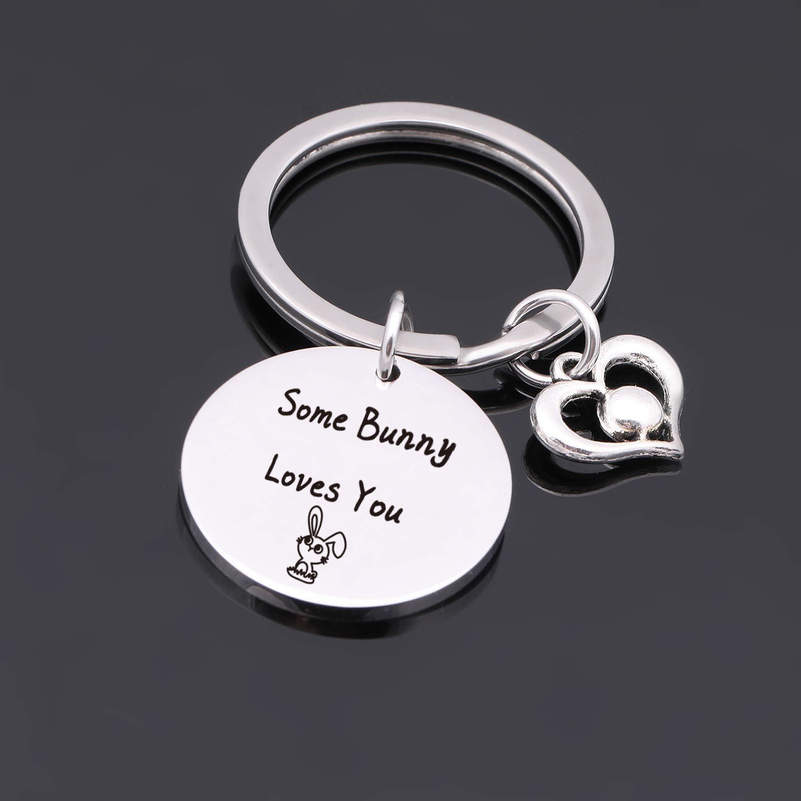 Easter Bunny Keychain - Cute Rabbit Jewelry Keychain for Bunny Lovers, Bunny Mom Gift, Bunny Themed Charm for Women | Perfect for Easter Gifts, Keychain Collection & Rabbit Enthusiast Presents