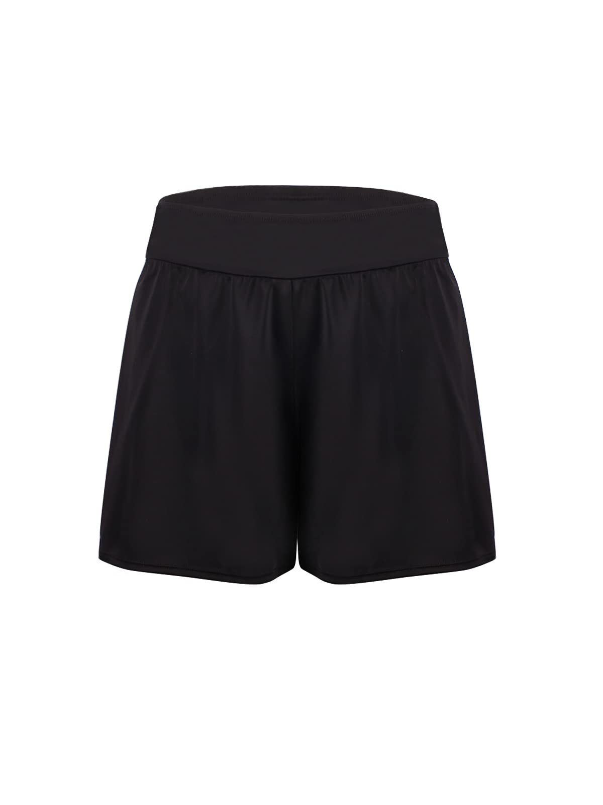IVEDO Women's Plus Size Swim Shorts - Quick Dry Board Shorts with Boyleg Trunks for Swimming, Surfing & Beach Activities