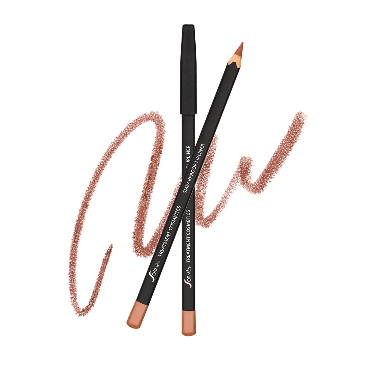 Sorme Cosmetics Smudgeproof & Waterproof Lip Liner Pencil - Natural Nude (0.06 oz) | Long-Lasting Matte Lip Liner for Women | Hydrating HD Lip Pencil | Perfect for Everyday Wear, Date Night & Professional Makeup Looks